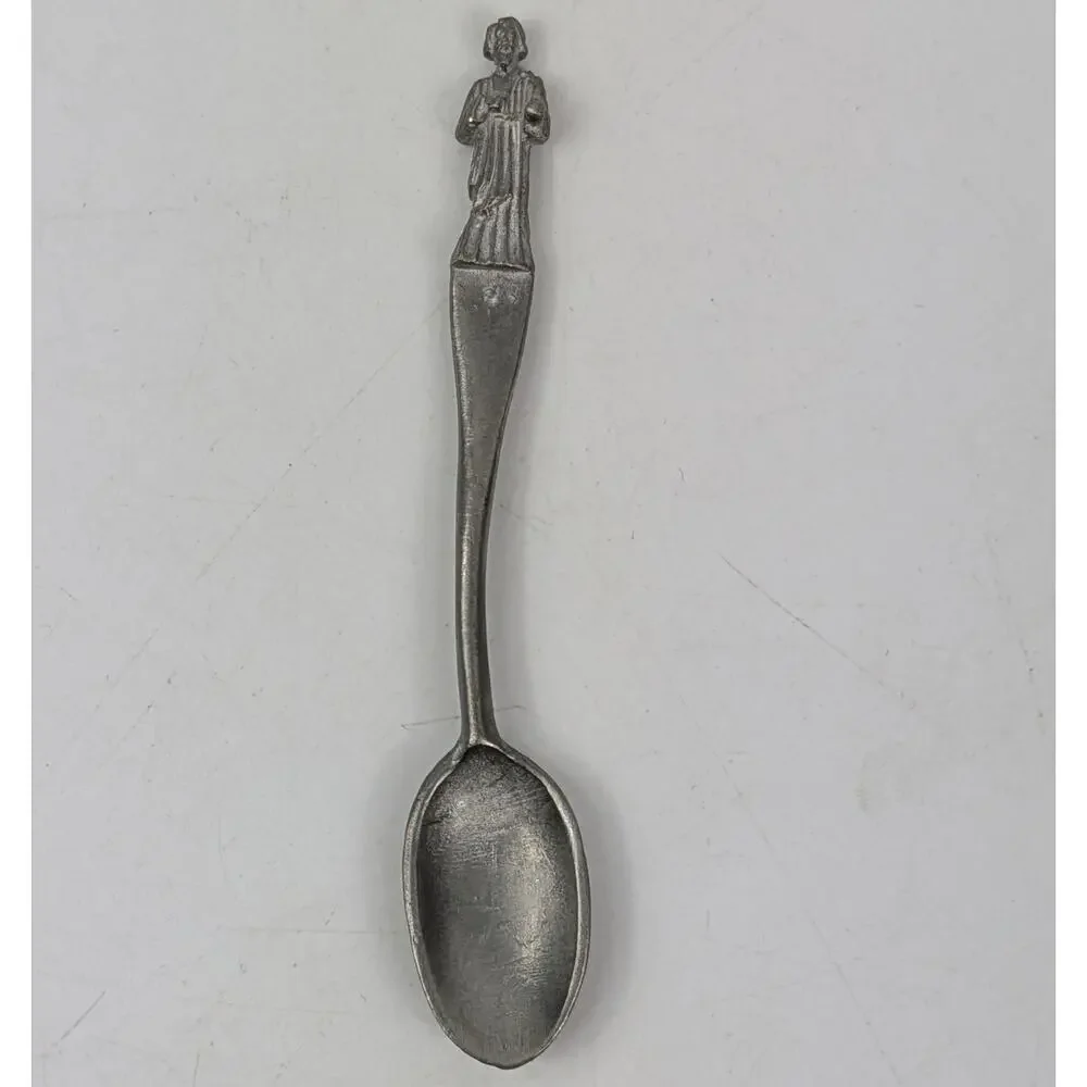 Vtg Apostle Napoleon Last Supper Collectible Spoons Lot of 4 Chrome Demitasse